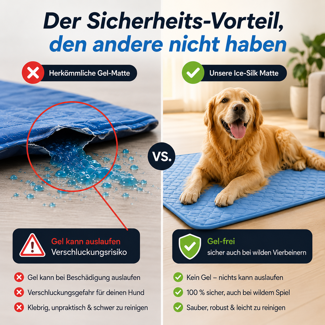 PolarPfote Kühlmatte für Hunde